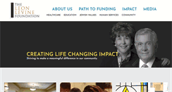 Desktop Screenshot of leonlevinefoundation.org